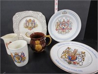 LOT OF OLD ROYALTY DISHES