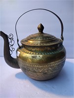 Brass Lined Large Handwashing Kettle Tea Pot