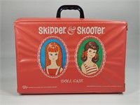 VINTAGE MATTEL BARBIE SKIPPER & SKOOTER VINYL CASE