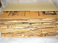 Box Lot of Antique Newspapers Various Ontario