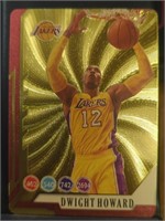 24k gold-plated basketball card. Dwight Howard