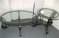 Metal and Glass Tables