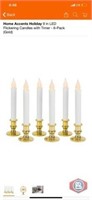 Flickering candles 9in. LED 20 sets (6pack/set)