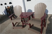 NEW-AMISH MADE POLYWOOD STEP-T CHAIRS