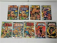 9 Ka-Zar comics.
