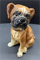 (AE) Vintage Boxer Dog Figurine 12” in Sitting