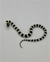 unsexed, baby Black and white banded king snake