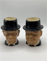 Laurel & Hardy Head Toby Mugs
