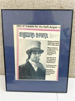 Rolling Stone Framed Magazine Cover Dec 21, 1972