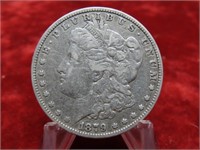 1879-Morgan Silver dollar US coin.