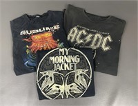 Three Vintage Band Tees