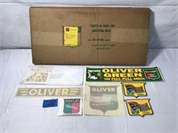 Oliver Stickers, Empty Sleeve & Piston Gasket Box