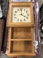 Oak Wall Clock