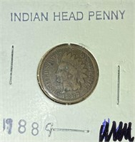 Lot of 9 US Indian Head Pennies