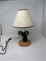 Bighorn sheep table lamp.