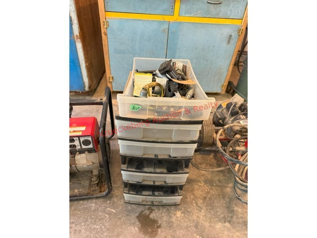 Plastic Storage W/ Trailer Plugs &