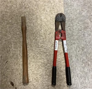 Bolt cutter & axe handle