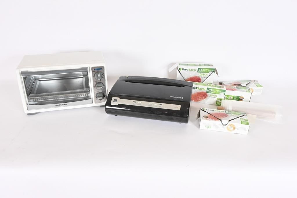 Food Saver Vacuum Sealer, B&D Toaster Oven