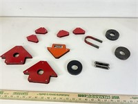 Lot of magnets shown