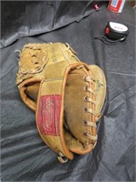 Vintage Rawlings Baseball Glove Signed Mickey