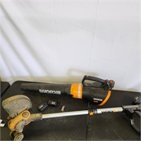 WORX Edger/Weed Eater & Blower- WORKS! Res $35