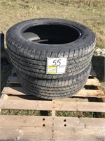 (2) P275-55R-20 Good Year Wrangler Tires