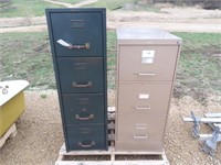 3 drawer & 4 drawer file cabinets
