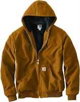 (N) Carhartt Mens Black J140 Loose Fit Firm Duck I