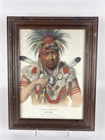 C.B. King Lithograph Fox Chief