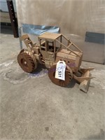 WOODEN HAND-MADE LOGGING TRUCK