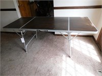 Vintage Aluminum Camping Folding Table