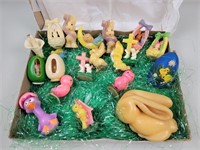 Easter themed wax figures/candles