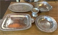 Chromed Platters & Bowls
