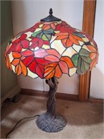 Resin Base Stained Glass Lamp