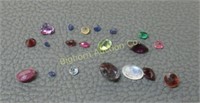 Assorted Faceted Natural Gemstones 6.75Cts 20pcs