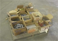 Pallet of Assorted Nails and Hardware