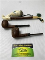 Vintage pipes including  ceramic 1 from Holland