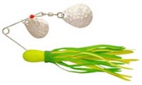 H&h Double Spinner Green Chartreuse 3/8oz Lure 6pc