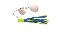 H&h Double Spinner Blue Chartreuse 3/8oz Lure 6pc