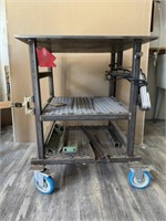 Steel Rolling Cart with Electrical Cord