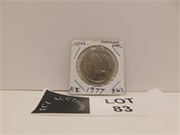 CANADA 1977 ONE DOLLAR COIN UNC