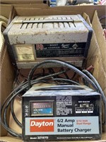 50 amp boost charger and Dayton two manual