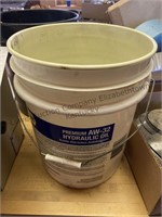 2 - 5 gallon buckets, 1 with chain inside no