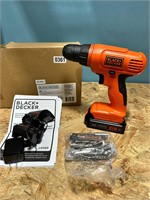 black & decker 20v cordless drill kit works