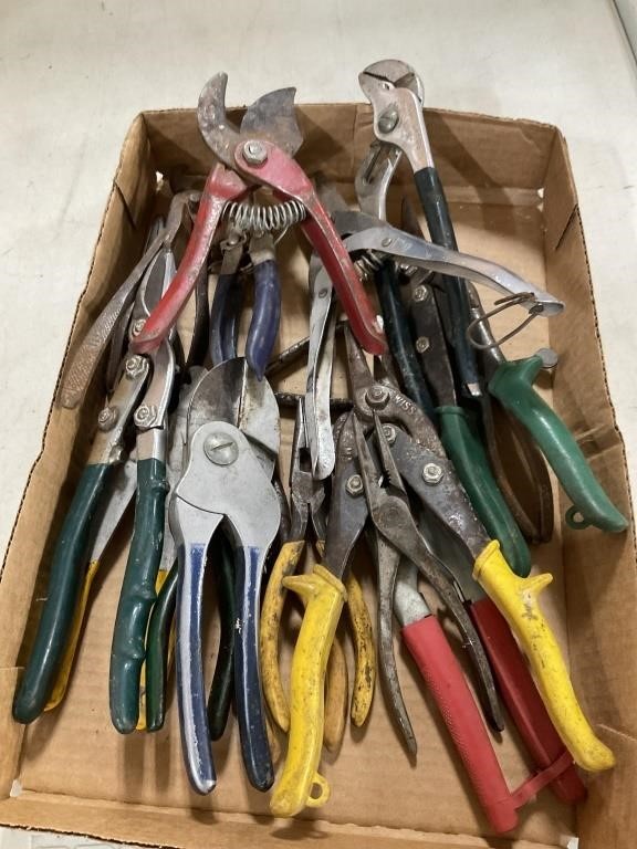 Tin Snips, Wire Cutters, Needle Nose and More