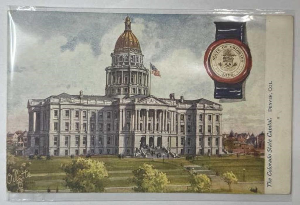 Vintage Colorado State Capitol Postcard PPC!