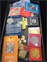 Assortment of Commemorative medals & Foreign