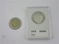 0.50$ Canada 1945 silver