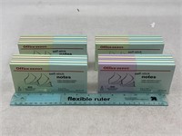 NEW Lot of 4-800ct Office Depot Self Stick Notes
