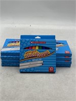 NEW Lot of 9-10ct Scholastic Washable Markers